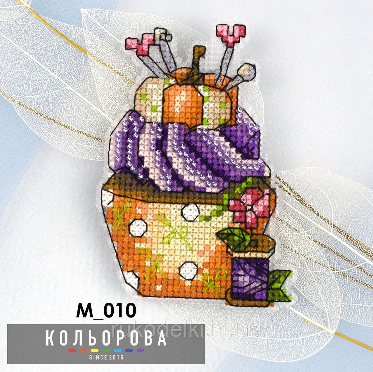 Солодкий кавунжик Магніт для вишивання бісером ТМ КІЛЬОРОВА М_010