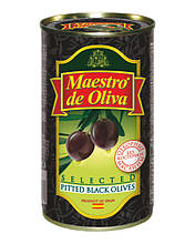 Маслини без кісточки Maestro de Oliva, 280 г (ж/б)