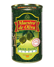 Оливки без кісточки Maestro de Oliva, 280 г (ж/б)