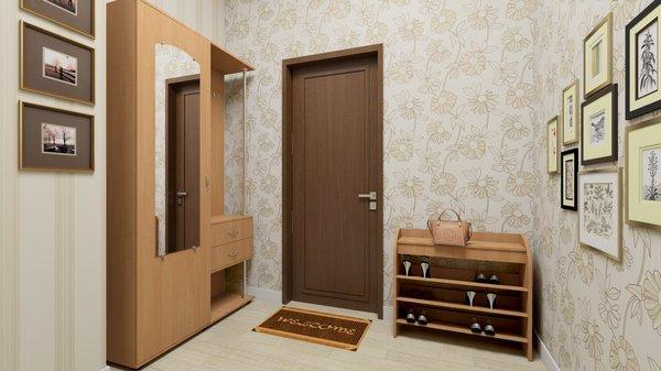 Прихожая Компанит Надежда в интерьере коридора