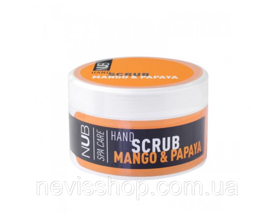 Скаб для рук NUB Spa Care Hand Scrub Mango Papaya, манго папая, 200 мл