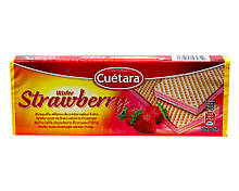 Вафлі з бульничною прошаркою Cuetara Strawberry Wafer, 150 г