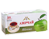 Чай черный Azercay "Яблоко", 1,8г*25 шт (ароматизированный чай в пакетиках) (4760062102543)