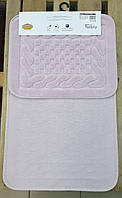 Набор ковриков COTTON MAT 50х60 и 60х100 (TM Zeron) лиловый, Турция