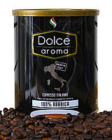 Кофе молотый Dolce Aroma 100% Arabica, 250 г (ж/б) 8019650003554