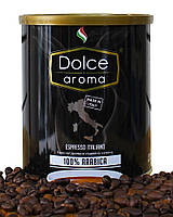 Кава мелена Dolce Aroma 100% Арабіка, 250 м (ж/б)