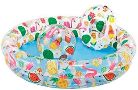 БАСЕЙН Дитячий надувний ФРУКТИ з колом та м'ячем (59460) INTEX, фото 1