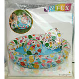 БАСЕЙН Дитячий надувний ФРУКТИ з колом та м'ячем (59460) INTEX, фото 2