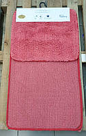 Набор ковриков TAFTING MAT 50х60 и 60х100 (TM Zeron) бордовый, Турция