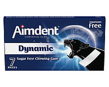 Жувальна гумка без цукру зі смаком фруктів Aimdent DYNAMIC, 7 шт/уп (жевачка, жуйка)