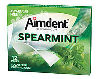 Жевательная резинка без сахара со вкусом зеленой мяты Aimdent SPEARMINT, 12 шт/уп 8681259504062