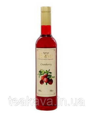 Сироп Emmi Журавлина 0,7 л (скляна пляшка), фото 1