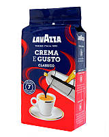 Кава мелена Lavazza Crema e Gusto Classico, 250 г (30/70) (8000070038769) (8000070038868)