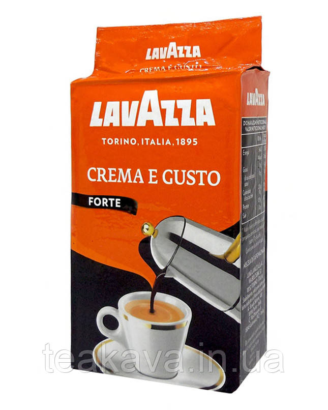 Кава мелена Lavazza Crema e Gusto Forte, 250 г (20/80)