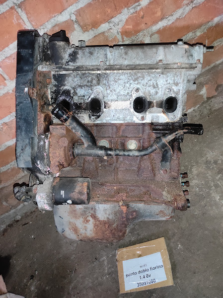 No183 Б/у Двигун 1,4 8V  350A1000 для Fiat Punto Doblo Fiorino 2000-2009, фото 1
