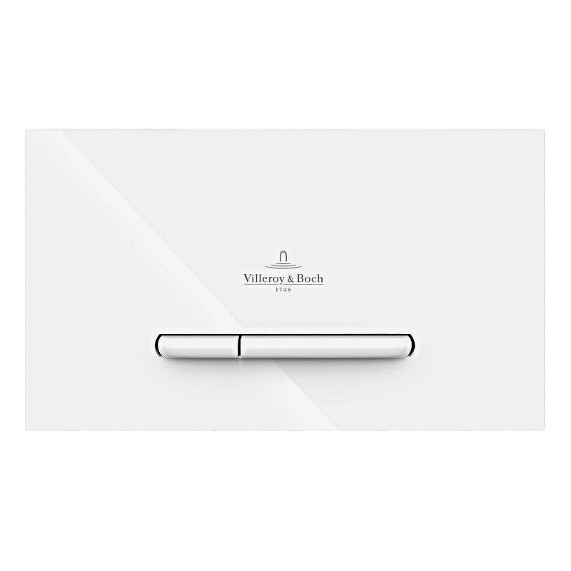 Кнопка зливу для інсталяції VILLEROY&BOCH ViConnect 92218068 подвійна глянцева біла 110708, фото 1