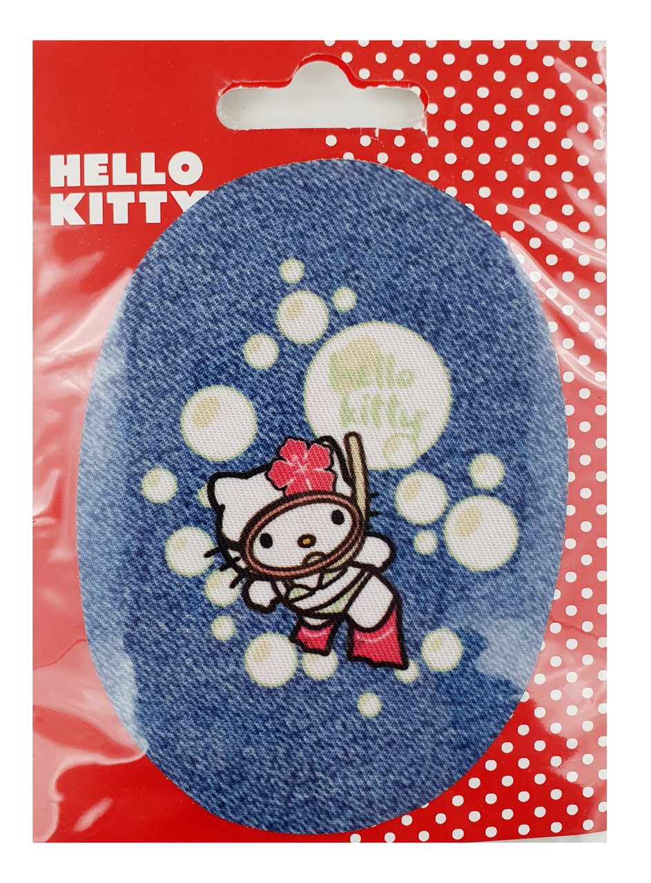 Дитяча термо нашивка аплікація Hello Kitty Sanrio термо латка, латка, фото 1