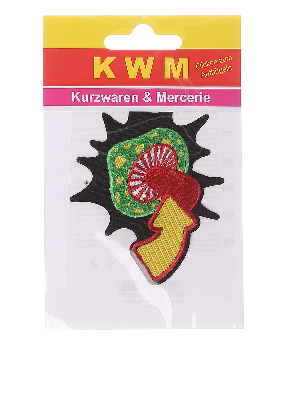 Дитяча термонашивка Грибочок KWM, термоплатка, латка, нашивка, аплікація, фото 1