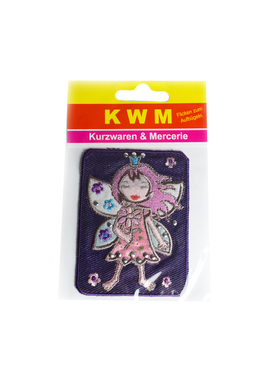 Дитяча термонашивка Фея KWM, термоплатка, латка, нашивка, аплікація, фото 1