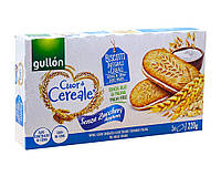 Печенье сэндвич цельнозерновое с йогуртовой прослойкой без сахара GULLON Cuor di Cereale, 220 г