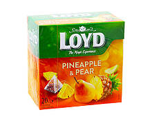 Чай фруктовий Ананас-груша LOYD Pineapple & Pear, 40 г (20шт*2г)
