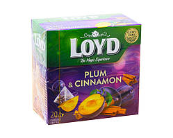 Чай фруктовий Слива-кориця LOYD Plum & Cinnamon, 40 г (20шт*2г)