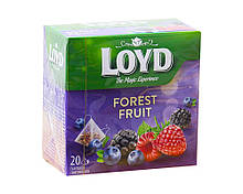 Чай фруктовий Лісові ягоди LOYD Forest Fruit, 40 г (20шт * 2г)