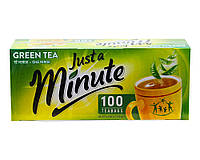 Чай зеленый Minutka в пакетиках, 140 г (100шт*1,4г) (5900396030306)