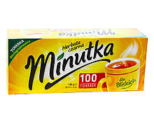 Чай чорний Minutka у пакетиках, 140 г (100шт*1,4г)