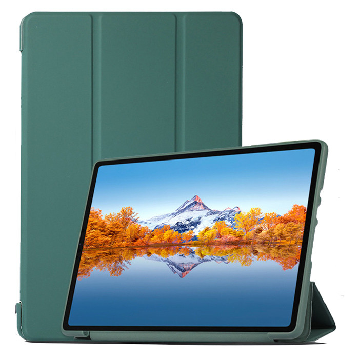 Чохол Samsung Galaxy Tab A8 10.5 SM-X200, SM-X205 Silicone темно-зелений