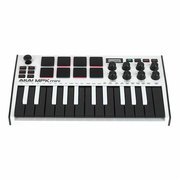 MIDI клавиатура AKAI MPK MINI MK3 White - фото 10 - id-p1623295319