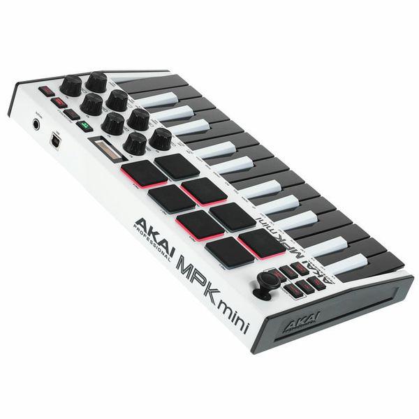 MIDI клавиатура AKAI MPK MINI MK3 White - фото 5 - id-p1623295319