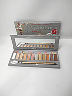 Палетка 12 теней нюдовая гамма In theBalm Apple6 Warm Love Dude Eyeshadow Palette