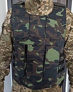 Плитоноска/ бронежилет з 3 сумками під магазини (без бронеплит) 02093