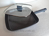 Сковорода-гриль с крышкой Meisterklasse MK-1038-30 grey diamont 30 см.