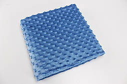 Плюш Minky колір джинсового кольору 100*80 № м-79