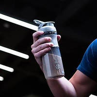 Бутылка - шейкер для спортивных коктейлей BlenderBottle SportMixer 28oz/820ml Grey (ORIGINAL)