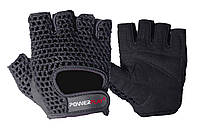 Спортивные перчатки для фитнеса PowerPlay Черные L
