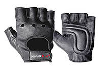 Спортивные перчатки для фитнеса PowerPlay Черные M
