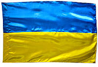 Патриотический флаг Украины атлас 90*135 см