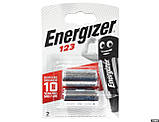Батарейка літієва Energizer Lithium Cell CR123A, 3V, блістер 2 шт., фото 4