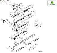 Коса на жатку John Deere (серія 900)