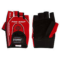 Спортивные перчатки для фитнеса и тяжелой атлетики Power System Grivo EVO Red L
