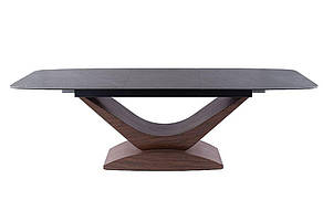 Стол обеденный Dolce Ceramic опора МДФ, столешница керамика+закаленное стекло, 180-240х95х76 см (Signal ТМ)