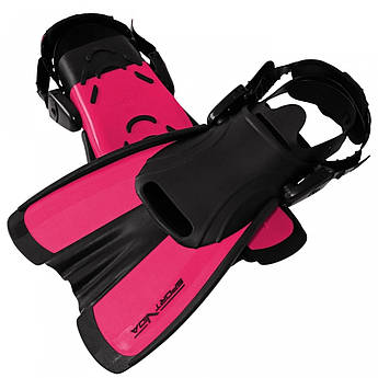 Ласти SportVida SV-DN0008JR-M Size 34-38 Black/Pink .