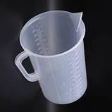 Кружка мірна з ручкою і з носиком 5000 мл (пластик). Мірний стакан., фото 2