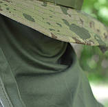 Панама із захистом шиї зелений цифровий ріпстоп, фото 6