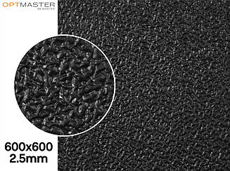 Профілактика каучукова PURE (Китай), р. 600*600*2.5 мм, кол. чорний