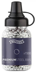 Нікельовані кульки Walther Premium BB Steel Shots 4.5 мм (1500 шт)