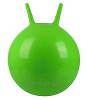 М'яч для фітнесу (фітбол) дитячий, з ріжками, MS 0380, 45 см, різн. кольори Зелений